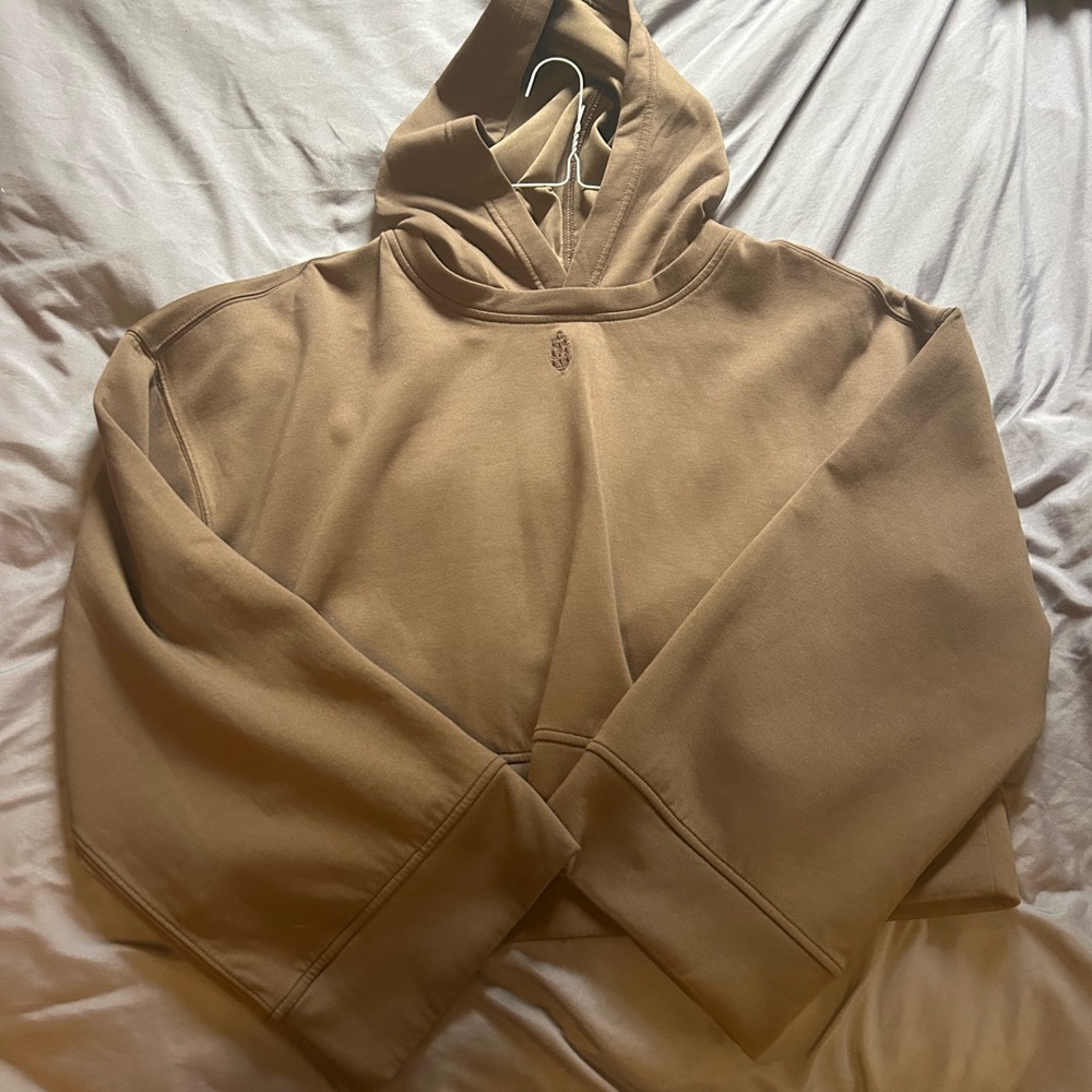Light brown FP movement cropped hoodie